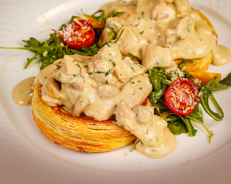 Chicken & Mushroom vol au vent