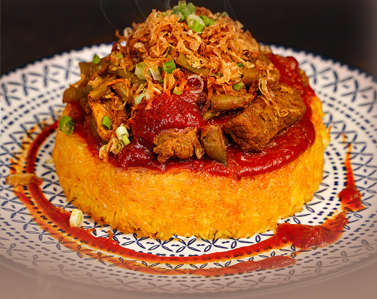 Lubia Polo ba Ghosht