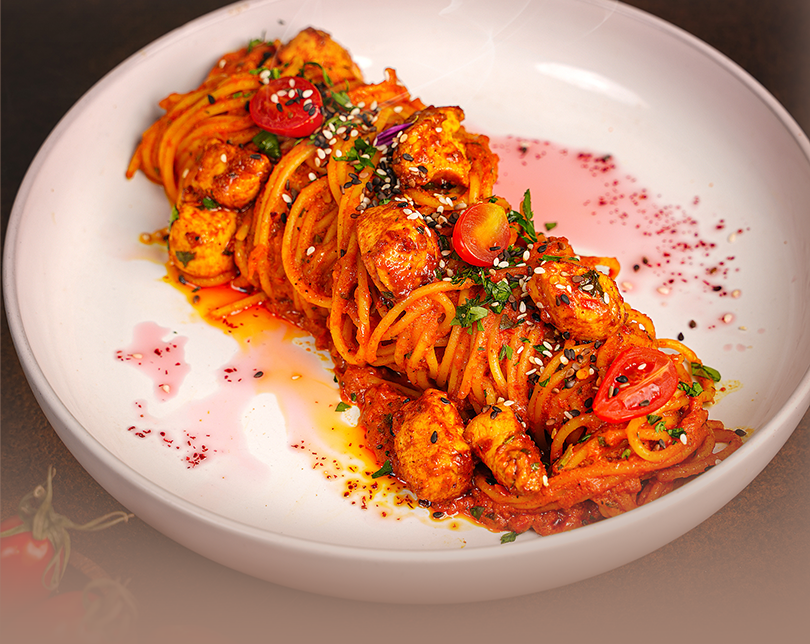 Curry Chicken Spaghetti